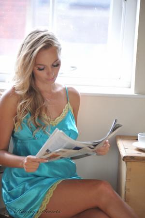 Hayley Marie Coppin in Hayleys Secrets set Morning Paper