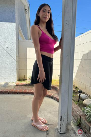 Sona Bella in ATK Petites set POV BTS