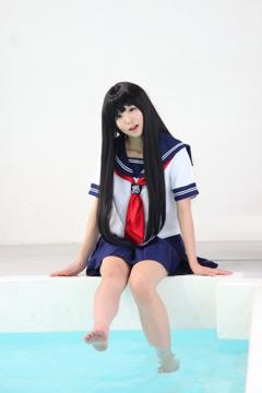 Akira Itsuki in All Gravure set Aki Love School 1