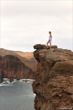 Clarice in MPL Studios set Postcard from Madeira