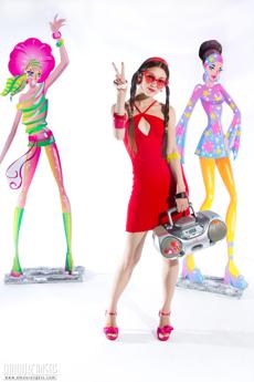 Sunny in Amour Angels set Teen Party