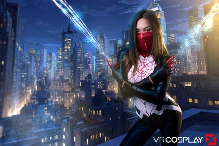 Polly Pons in VR Cosplay X set Silk