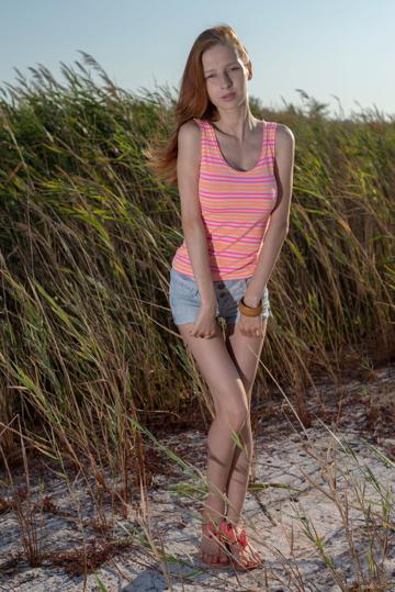 Olivia I in Erotic Beauty set Hard Nipples