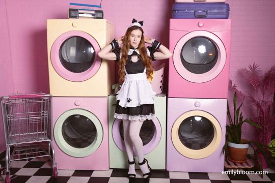 Emily Bloom in Emily Bloom set Laundromat