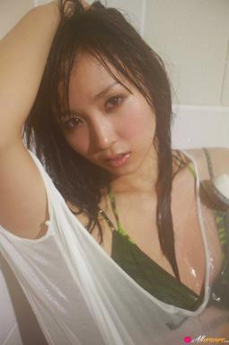 Risa Yoshiki in All Gravure set All Wet