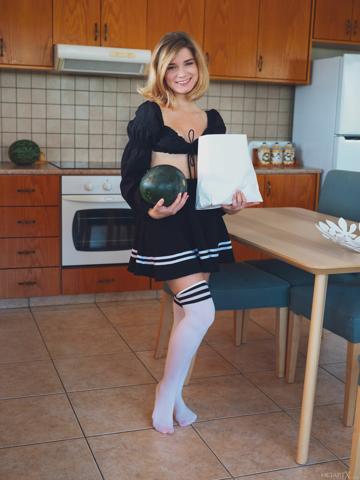 Alice Nekrasova in Metart X set Kitchen Accident 1