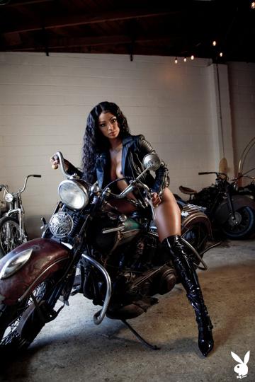 Harley Dean in Playboy set Biker Chic