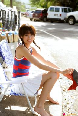 Akina Minami in All Gravure set Laughing Reason