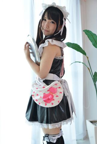 Kokoa Aisu in All Gravure set Maid For Pink