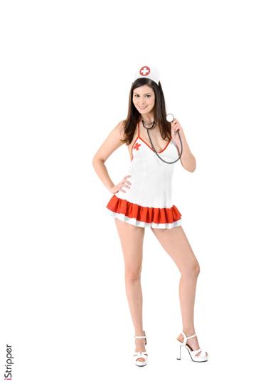 Ulysse in Istripper set Nurse On Duty